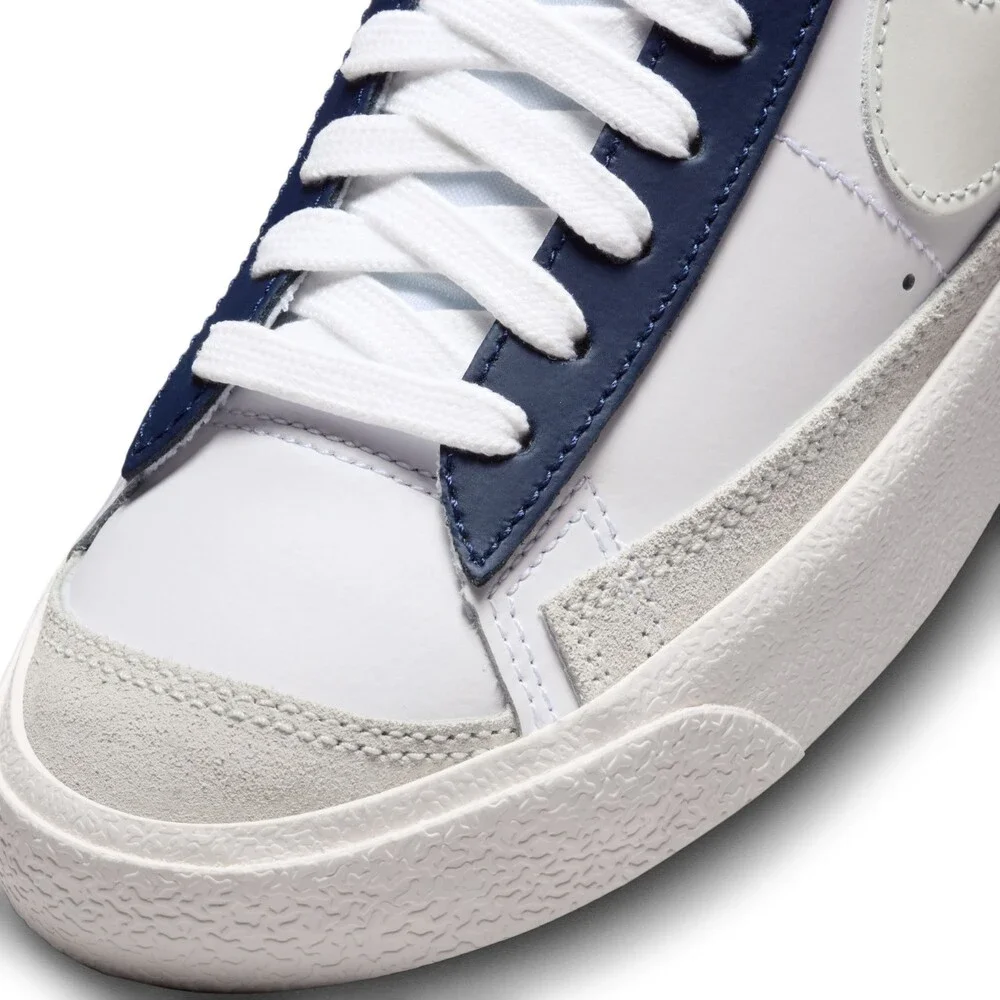 Nike Blazer Mid '77 FN6966-100 Sneaker Kids 7 White Navy Lifestyle Shoes RHS8235 - Picture 15 of 15